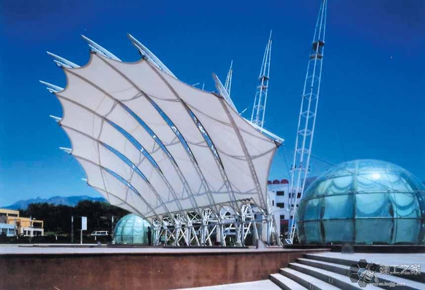 钟祥车棚膜结构网架